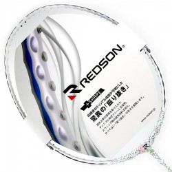【REDSON】SHAPE-01白粉藍 空氣動力流體力學超低空阻羽球拍(新色)